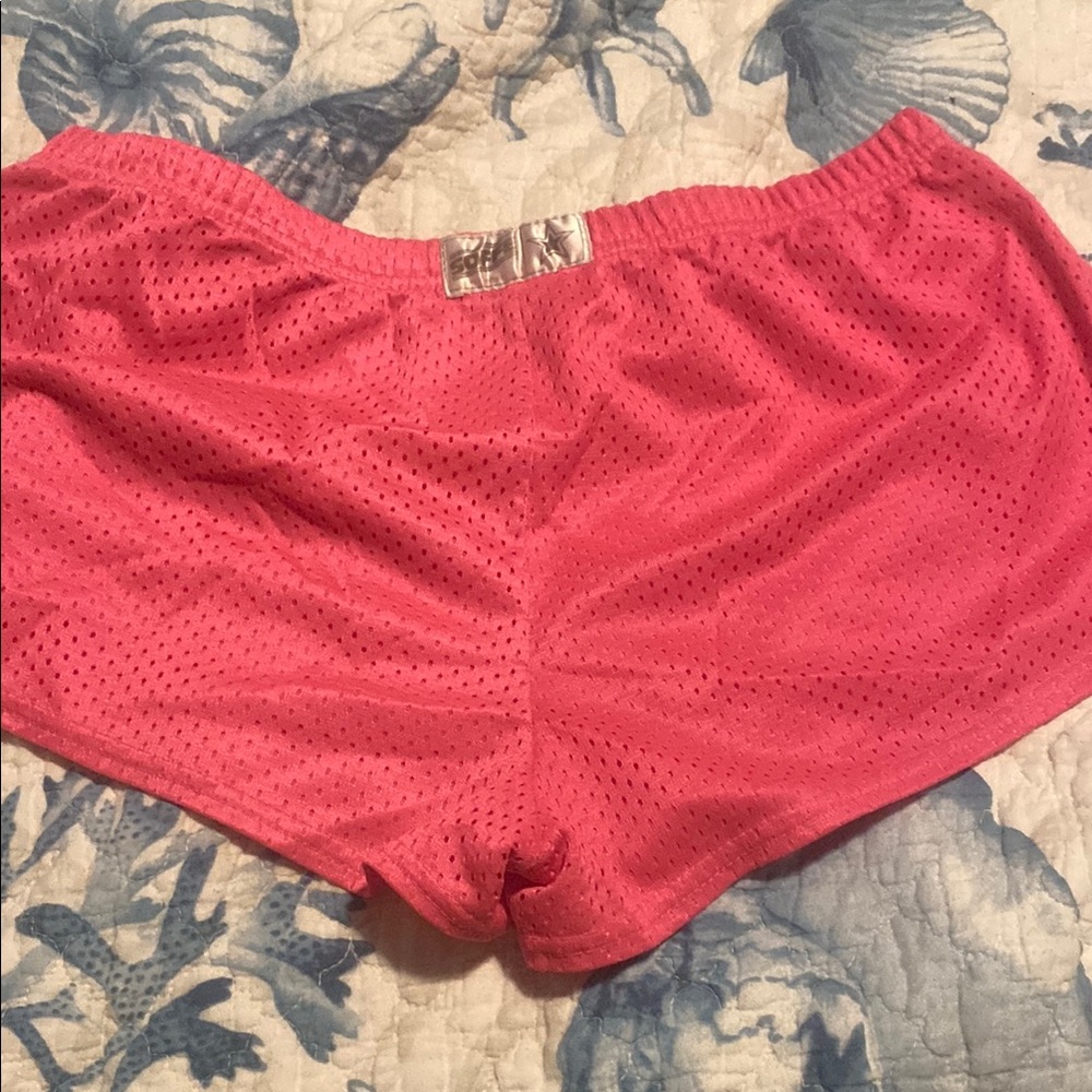 Soffe Women's Pink Mesh Shorts
